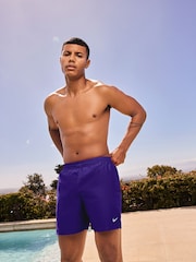 Фіолетовий - Nike Основні 5-дюймові шорти для плавання залпом - Image 1 of 5