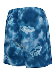 Nike Blue Water Tie Dye 4 Inch Volley Swim Shorts - Image 2 of 3