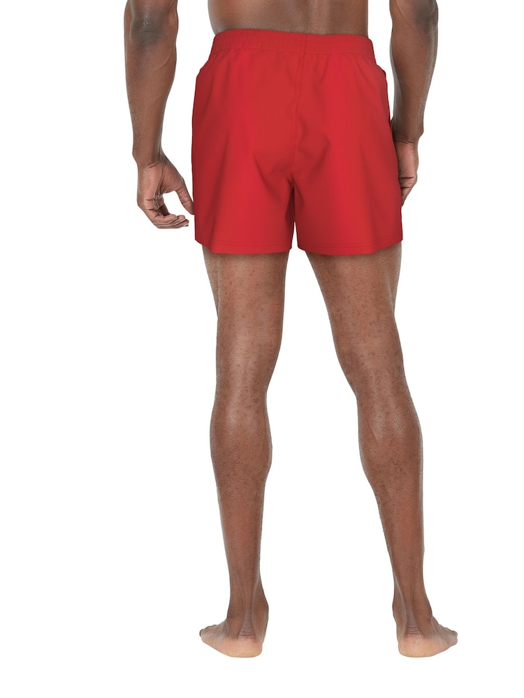 Nike Red 5 Inch Essential 7 Inch Volley Swim Shorts - Image 2 of 4