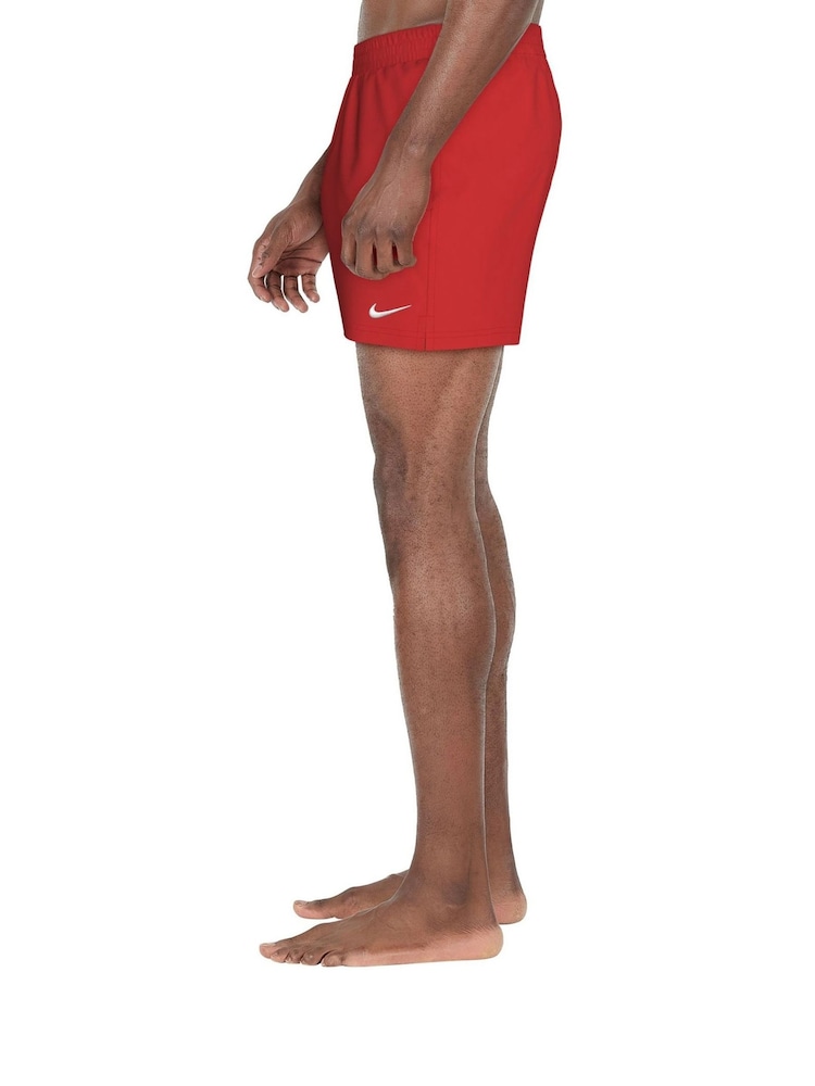 Nike Red 5 Inch Essential 7 Inch Volley Swim Shorts - Image 4 of 4
