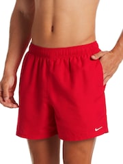 Nike Red 5 Inch Essential Volley Swim Shorts - Image 6 of 6