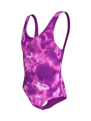 Nike Purple Signature Swoosh U Back One Piece Swimsuit - Image 4 of 4