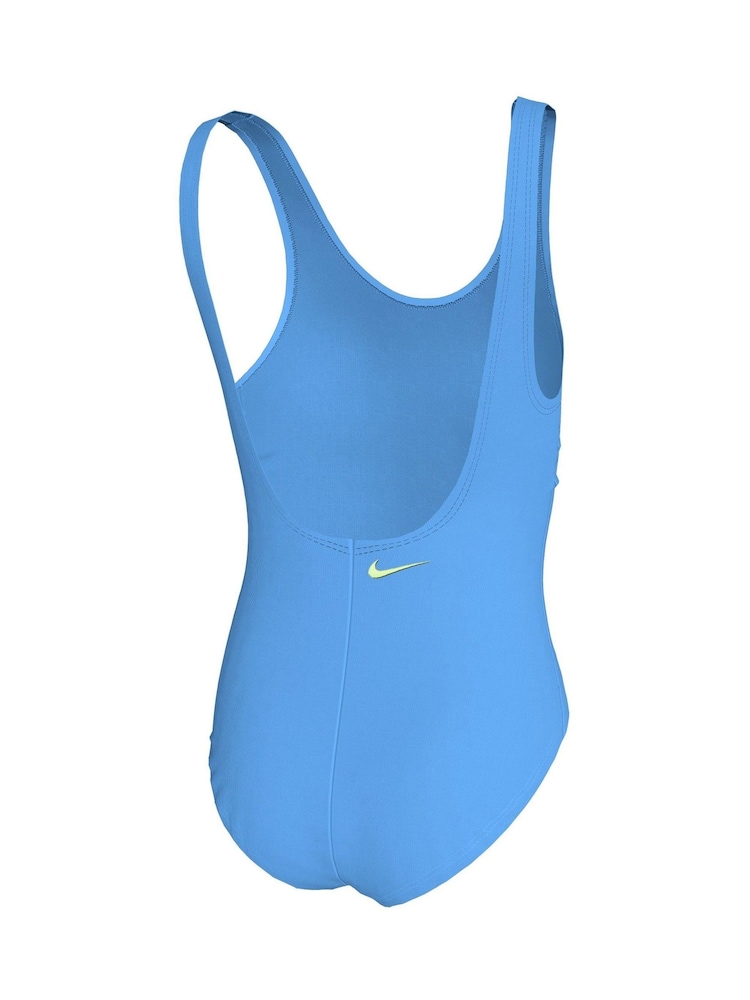 Nike Blue Signature Swoosh U Back One Piece Swimsuit - Image 2 of 3