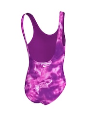 Nike Purple Water Tie Dye U Back One Piece Swimsuit - Image 2 of 3
