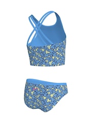 Nike Blue Bubble Script Spiderback Midkini Set - Image 2 of 3