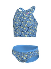 Nike Blue Bubble Script Spiderback Midkini Set - Image 3 of 3