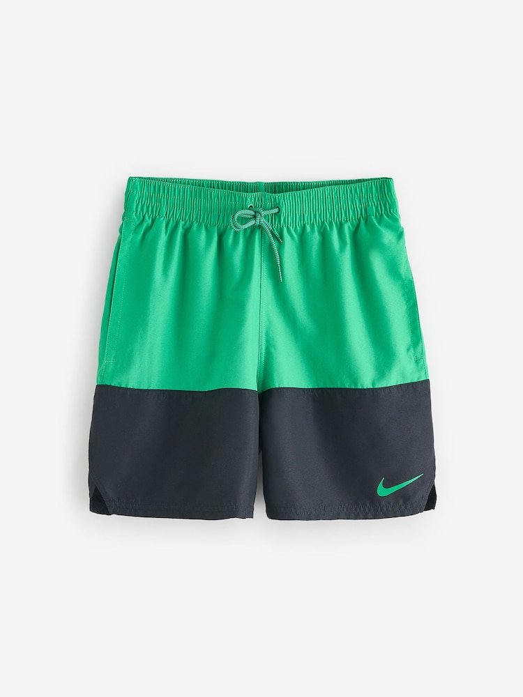 Shorts de baño de volley de 5 pulgadas con logo y diseño partido de Nike - Imagen 5 de 5