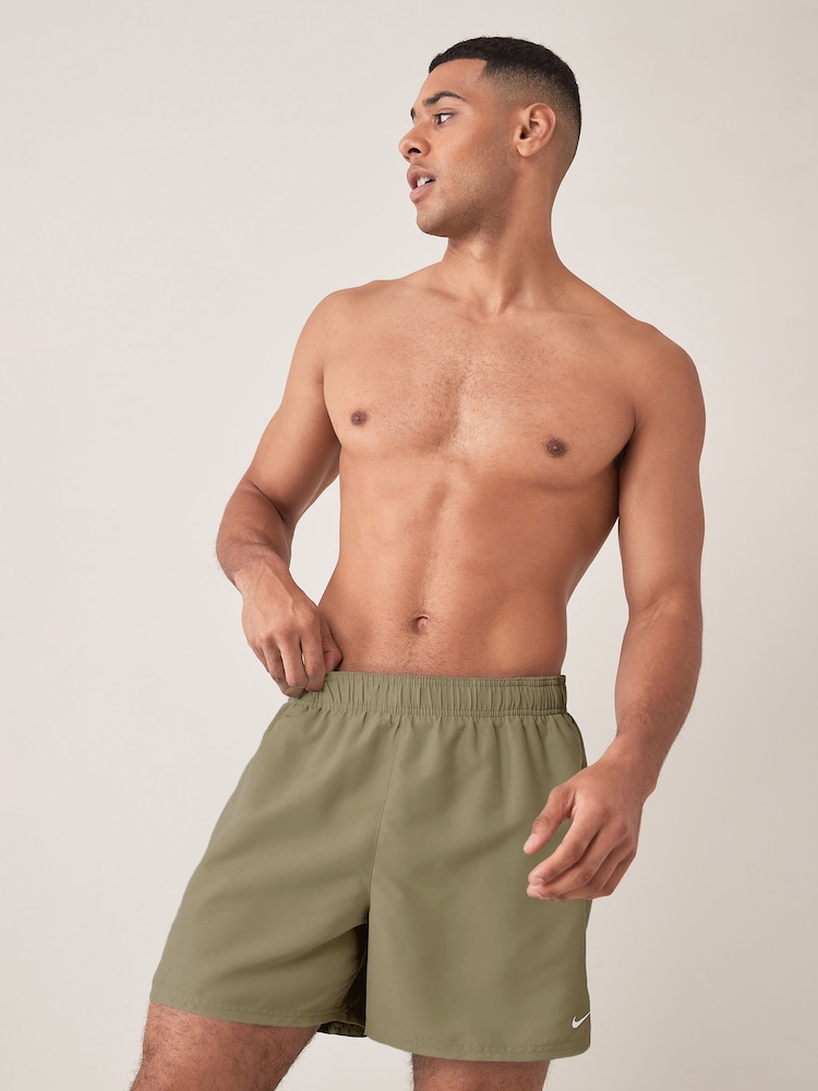Nike Natural 7 Inch Essential Volley Swim Shorts - Image 1 of 5 Nike Natural 7 Inch Essential Volley Swim Shorts - Image 1 of 5