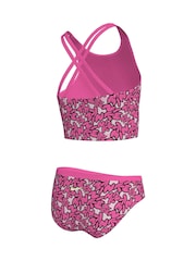 Rosa - Nike Bubble Script Spiderback Midkini Set - Imagen 2 de 3