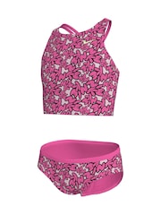 Rosa - Nike Bubble Script Spiderback Midkini Set - Imagen 3 de 3