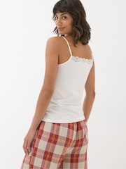 FatFace White V-Neck Vest - Image 2 of 5