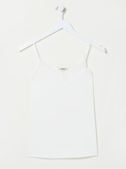 FatFace White V-Neck Vest - Image 5 of 5