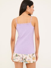 FatFace Lilac Purple V-Neck Vest - Image 2 of 4