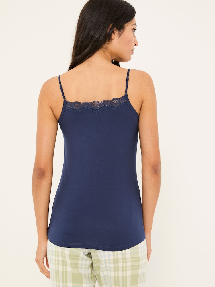 FatFace Blue V-Neck Vest - Image 2 of 4