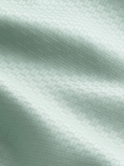 Green Regular Fit 100% Cotton Short Sleeve Textured Shirt - Image 6 of 6