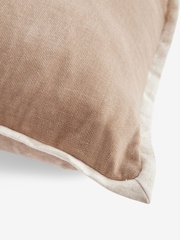 Natural Loxley Velvet 40 x 59cm Cushion - Image 5 of 5