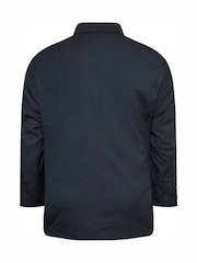 BadRhino Big & Tall Blue Plain Suit Jacket - Image 4 of 4