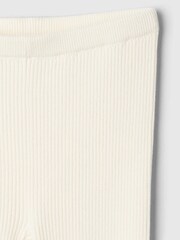 Gap Cream Ribbed Knit Pull On Leggings (6mths-5yrs) - Image 3 of 3