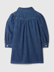 Gap Blue Western Denim Shirt Dress (6mths-5yrs) - Image 2 of 2