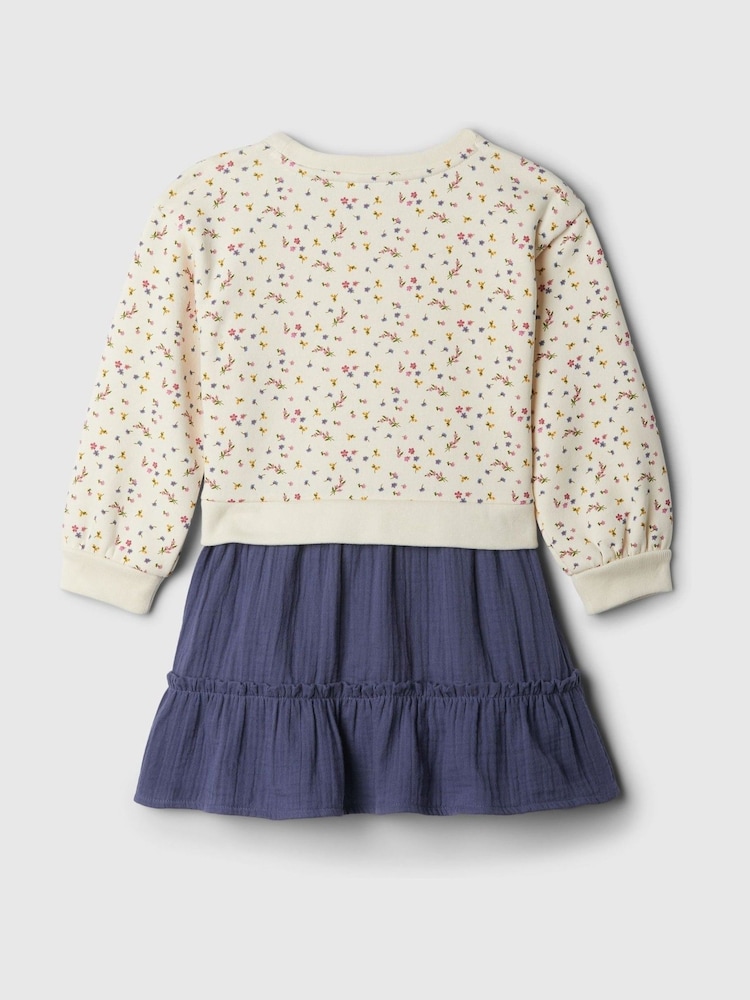 Gap Cream 2-in-1 Jumper Dress (6mths-5yrs) - Image 2 of 3