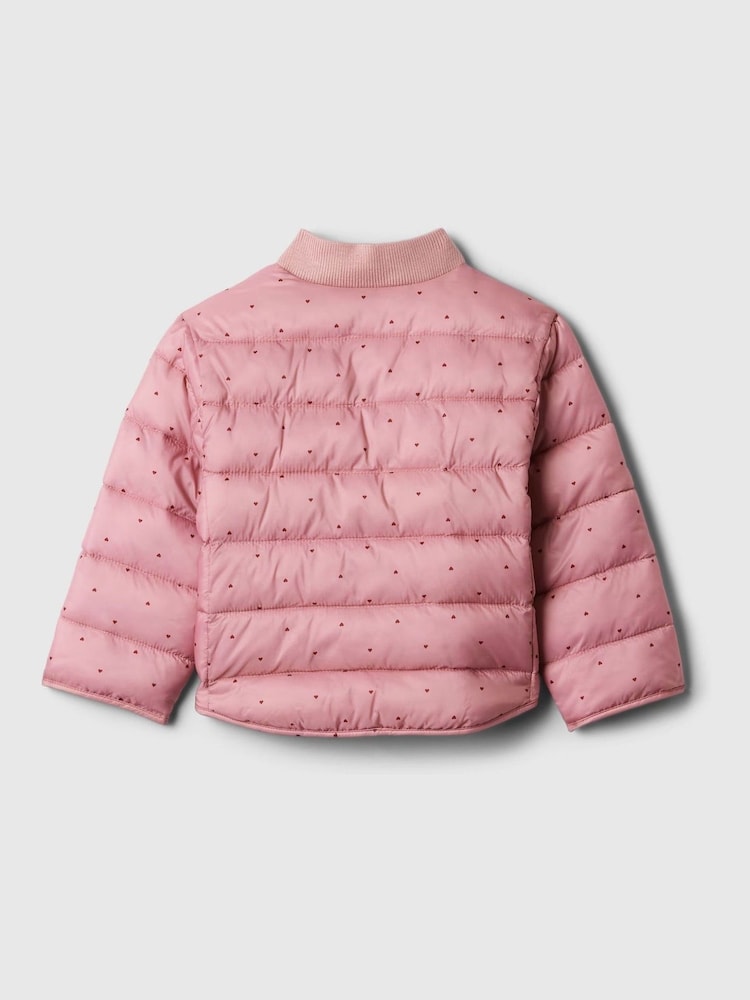 Gap Pink Lightweight Puffer Jacket (6mths-5yrs) - Image 2 of 4 Gap Pink Lightweight Puffer Jacket (6mths-5yrs) - Image 2 of 4