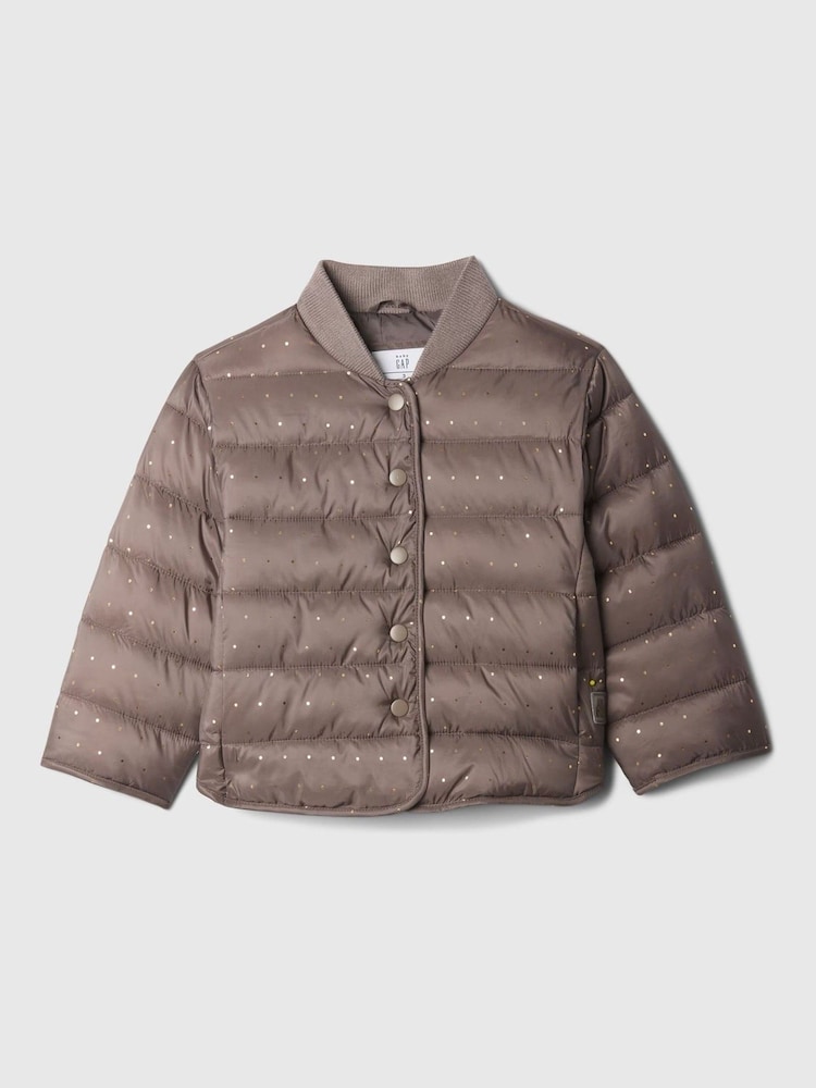 Gap Brown Lightweight Puffer Jacket (6mths-5yrs) - Image 1 of 1