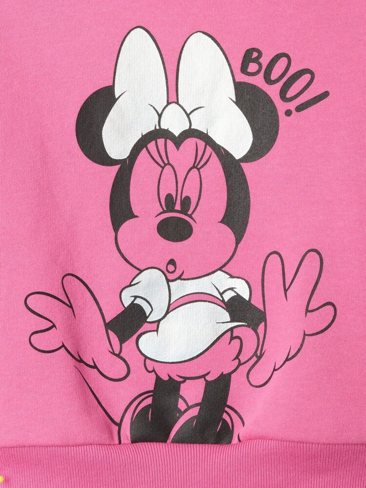 Gap Pink Minnie Mouse Disney Relaxed Graphic Jumper (6mths-5yrs) - Image 3 of 3