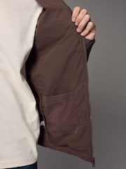 Коричневый - Bluff Pocket Shacket with Hood - Image 9 of 10