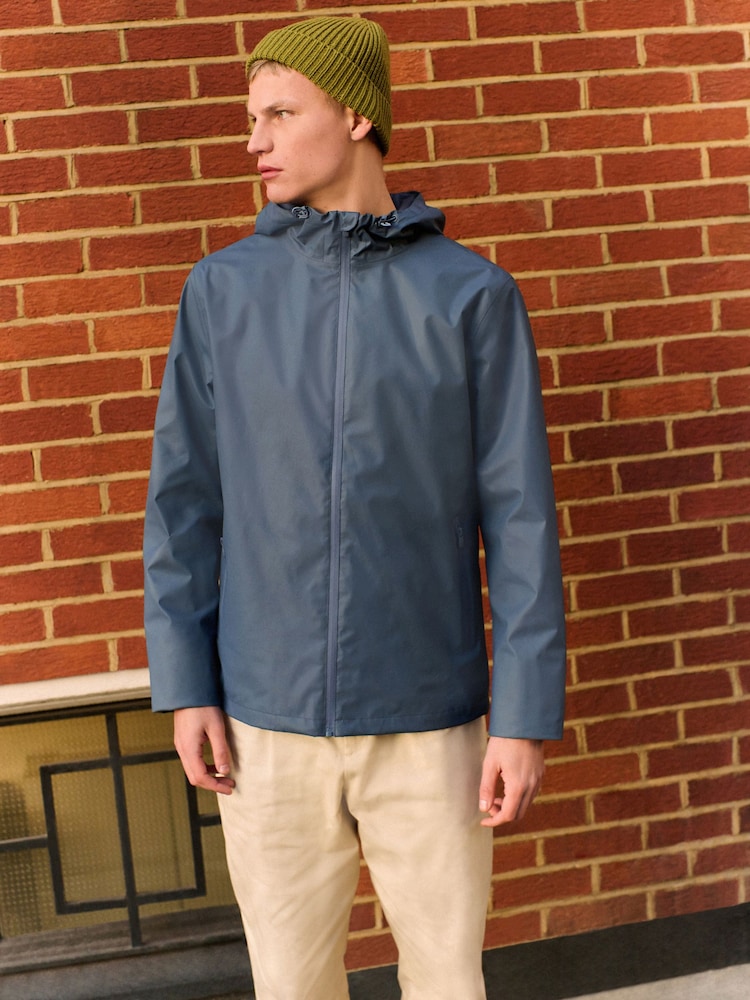 Slate Grey Waterproof Rubberised Anorak - Image 1 of 6