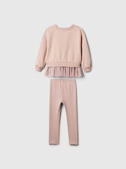 Gap Pink Vintage Soft Tulle Jumper and Joggers Set (6mths-5yrs) - Image 2 of 2