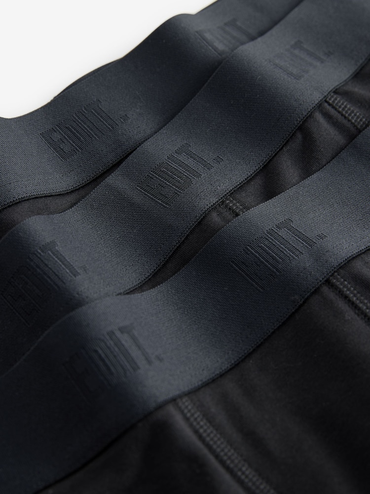 Black EDIT Trunks 3 Pack - Image 8 of 8