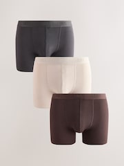 Chocolate Brown EDIT Trunks 3 Pack - Image 1 of 12