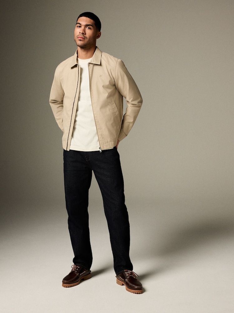 Stone Collared Harrington Jacket - Image 2 of 11
