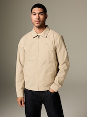Stone Collared Harrington Jacket - Image 4 of 11