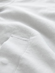 Grey Linen Blend Lightweight Harrington Jacket - Image 7 of 9