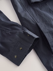 Navy Bluff Pocket Funnel Neck Shacket - Image 11 of 11