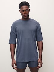 Blue EDIT Layering T-Shirt and Trunks Set - Image 1 of 10