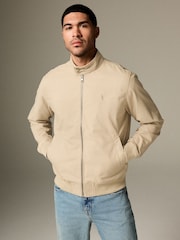 Stone Shower Resistant Check Lining Harrington Jacket - Image 1 of 12
