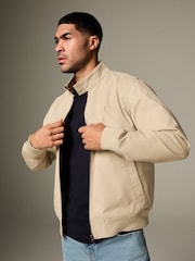 Stone Shower Resistant Check Lining Harrington Jacket - Image 4 of 12