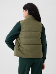 Gap Green Logo Cold Control Puffer Gilet - Image 2 of 6