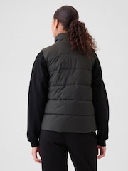 Gap Black Logo Cold Control Puffer Gilet - Image 2 of 6
