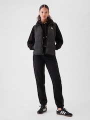 Gap Black Logo Cold Control Puffer Gilet - Image 3 of 6