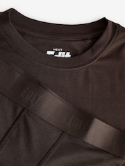 Chocolate Brown EDIT Layering T-Shirt and Trunks Set - Image 11 of 12