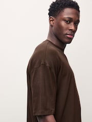 Chocolate Brown EDIT Layering T-Shirt and Trunks Set - Image 3 of 12