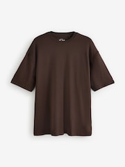 Chocolate Brown EDIT Layering T-Shirt and Trunks Set - Image 7 of 12