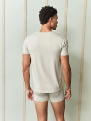 Neutral Stone EDIT Layering T-Shirt and Trunks Set - Image 3 of 8