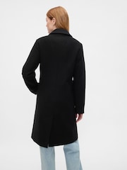 Gap Black Longline Top Coat - Image 2 of 6