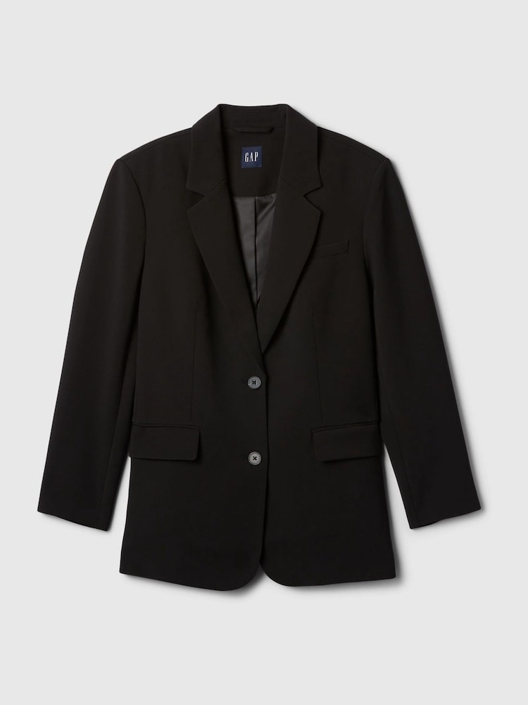 Gap Black Brushed Twill Blazer - Image 5 of 5