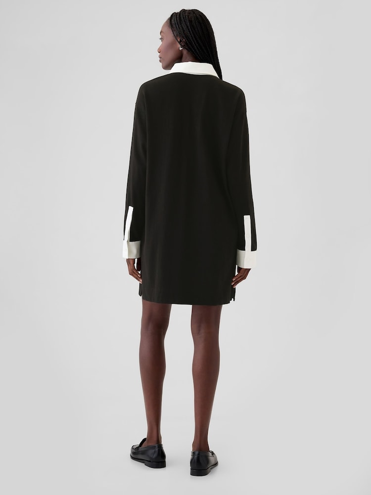 Gap Black Polo Mini Dress - Image 2 of 5