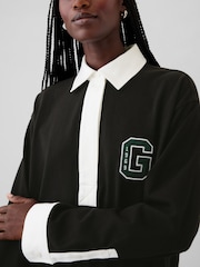 Gap Black Polo Mini Dress - Image 4 of 5